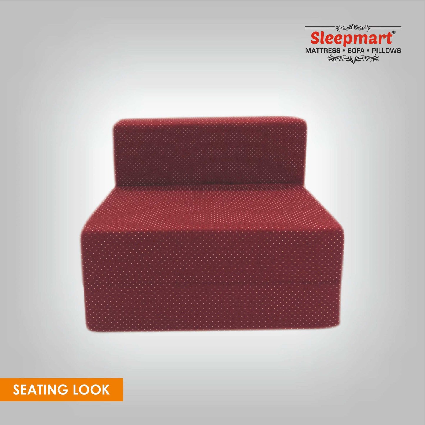 SLEEPMART SOFA CUM BED, THICKNESS 7.5" (ONLY FOAM )COTTON POLY ( SCB 723608 F )