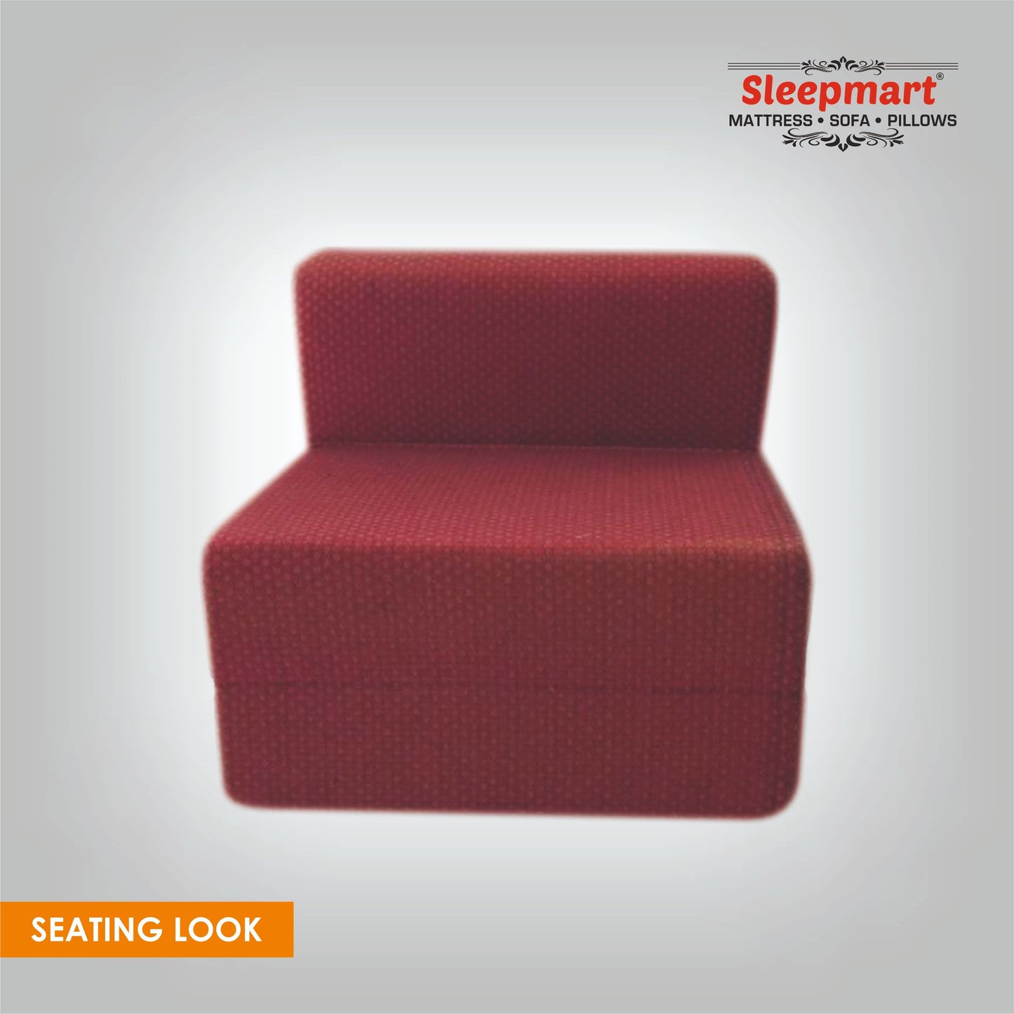 SLEEPMART SOFA CUM BED, THICKNESS 7.5" (EPE+ FOAM) SILK (SCB30728HF)