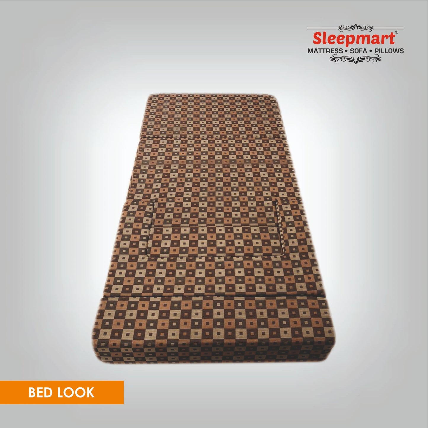 SLEEPMART SOFA CUM BED, THICKNESS 7.5" (EPE+ FOAM) CHAIR TYPE (SCBA3672HF)