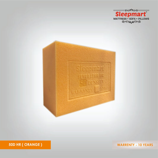 HR FOAM 50 DENSITY PREMIUM QUALITY *SEVEN STAR * ORANGE