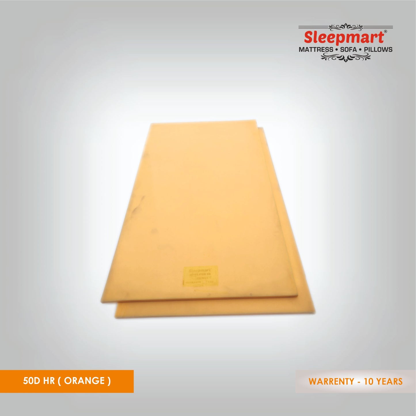HR FOAM 50 DENSITY PREMIUM QUALITY *SEVEN STAR * ORANGE