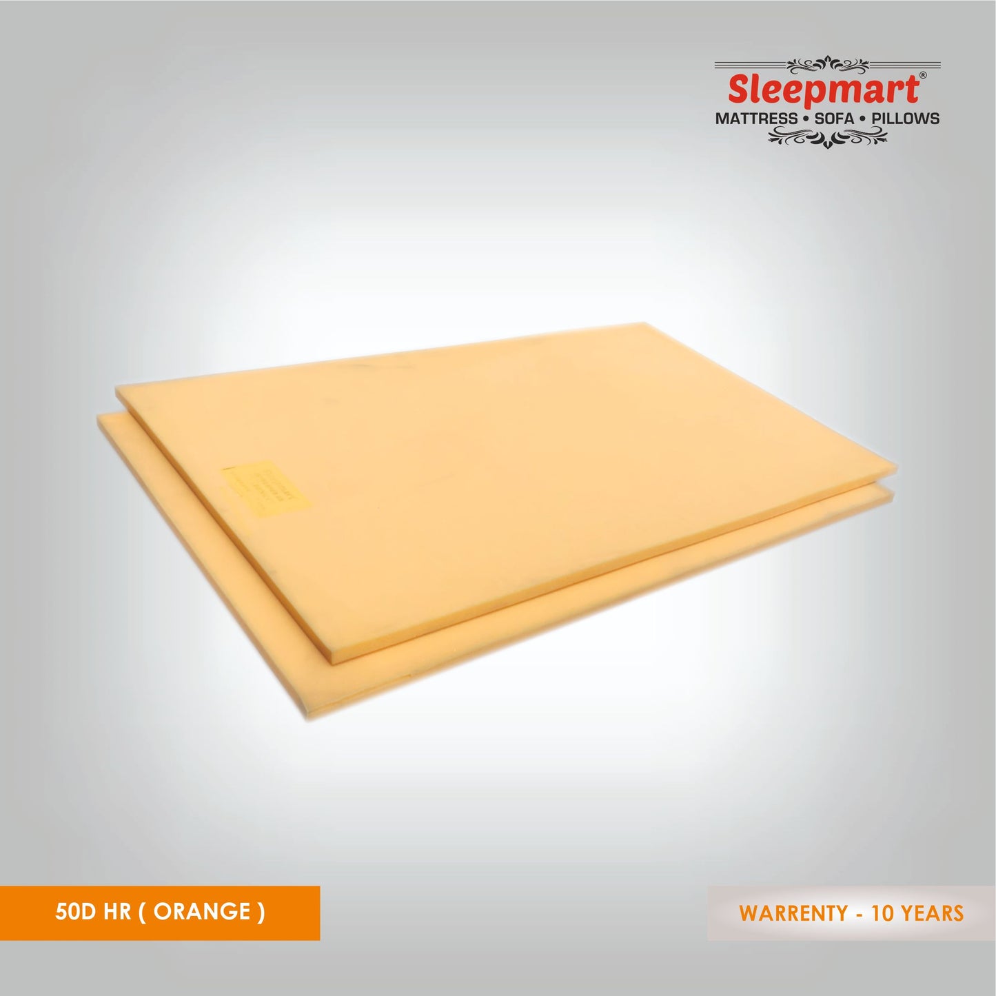 HR FOAM 50 DENSITY PREMIUM QUALITY *SEVEN STAR * ORANGE