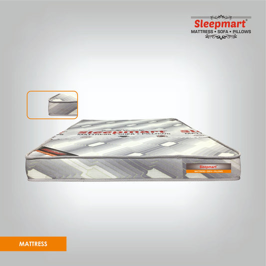 SLEEPMART SUPERSOFT  MATTRESS, THICKNESS 4"   FOAM + BONDED  MATTRESS