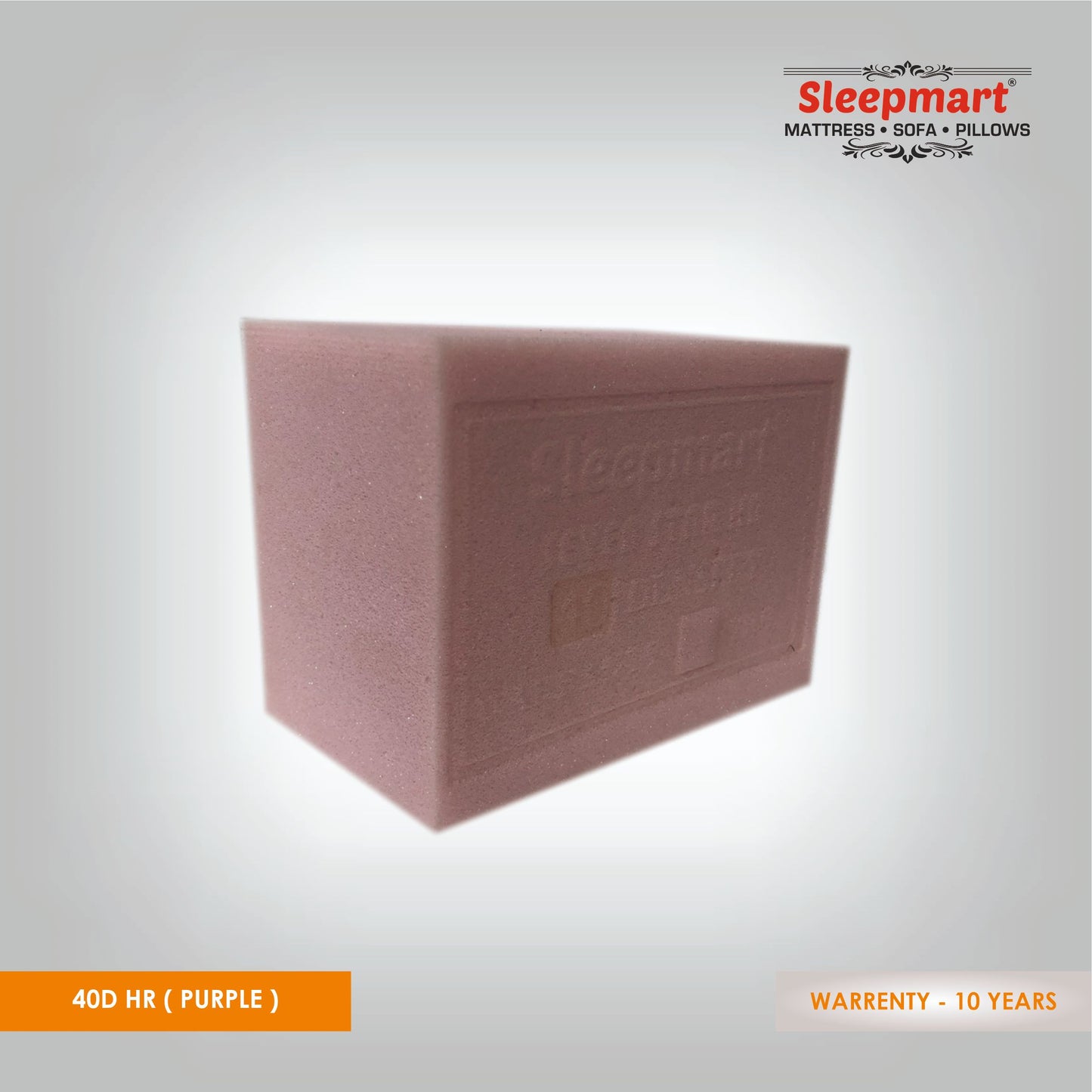 HR FOAM 40 DENSITY PREMIUM QUALITY *SEVEN STAR*  LIGHT PURPLE