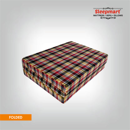 SLEEPMART THREE FOLD MATTRESS, THICKNESS 3" ONLY  FOAM  FOLDING MATTRESS
