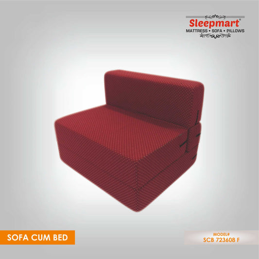 SLEEPMART SOFA CUM BED, THICKNESS 7.5"  (ONLY FOAM )COTTON POLY ( SCB 723608 F )