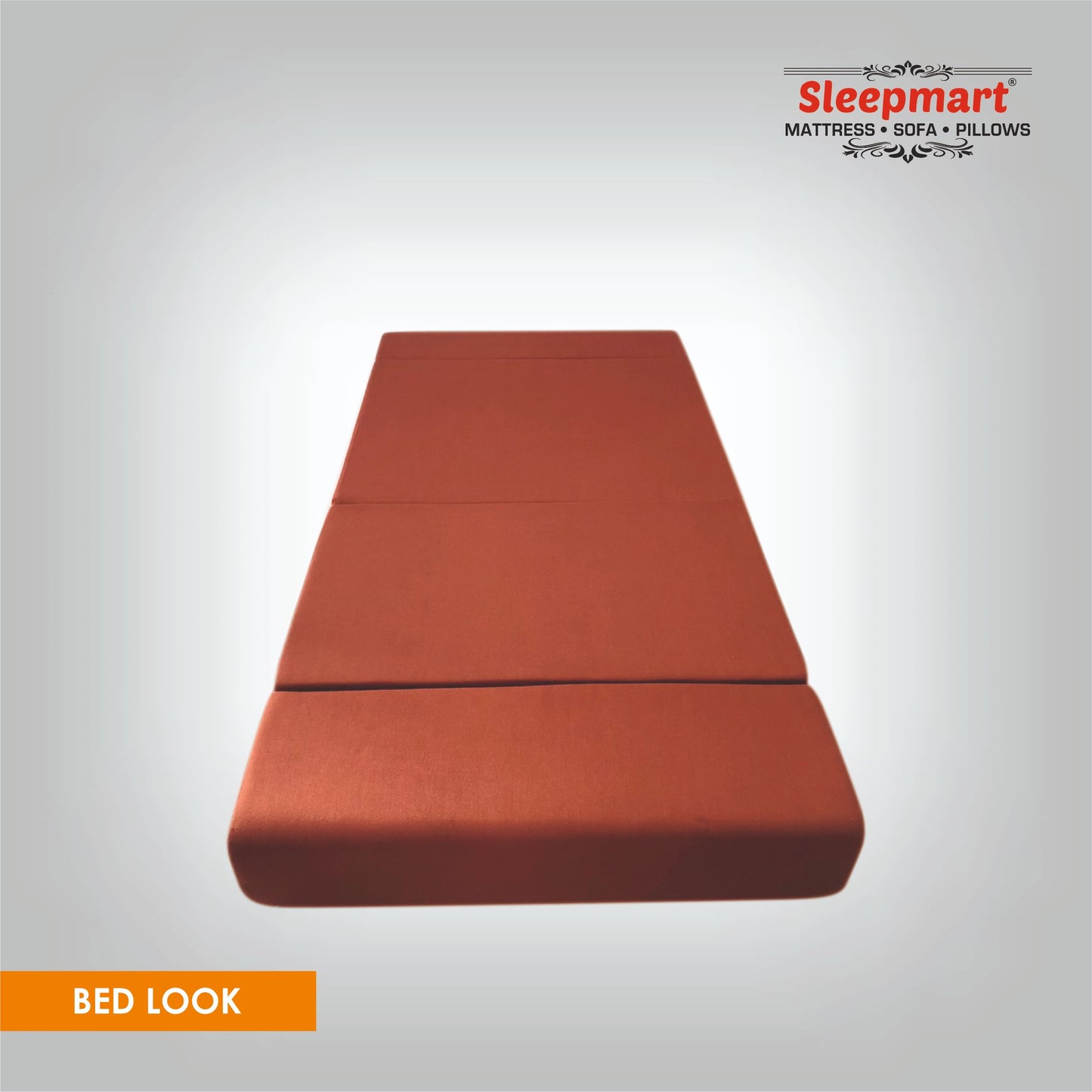 SLEEPMART SOFA CUM BED, THICKNESS 7.5"  (EPE+ FOAM)COTTON POLY ( SCB36728HF )