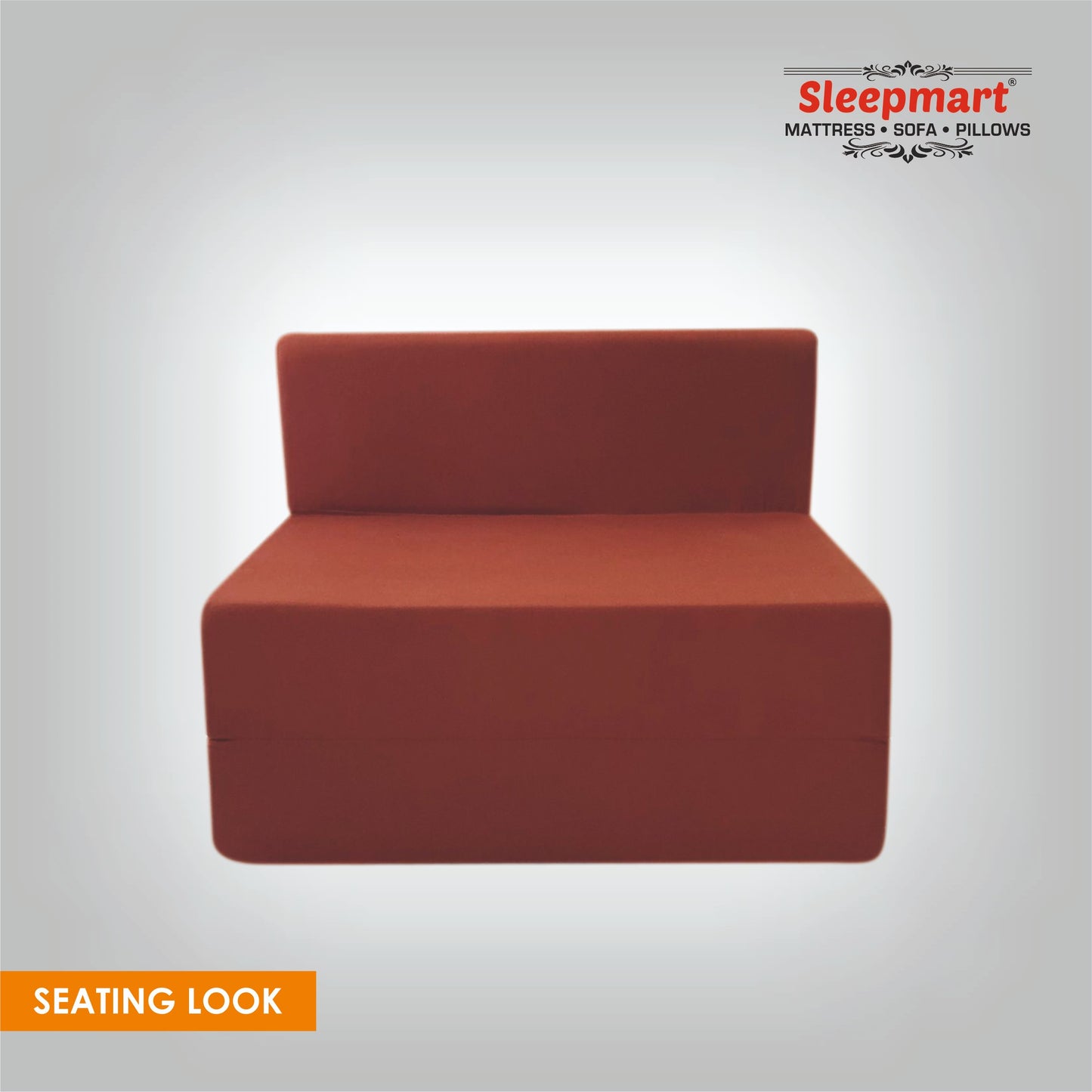 SLEEPMART SOFA CUM BED, THICKNESS 7.5"  (EPE+ FOAM)COTTON POLY ( SCB36728HF )