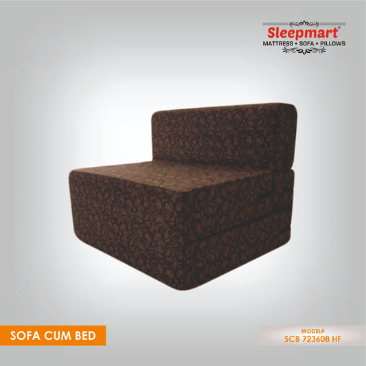 SLEEPMART SOFA CUM BED, THICKNESS 7.5"  (EPE+ FOAM) (SCBA36728HF)