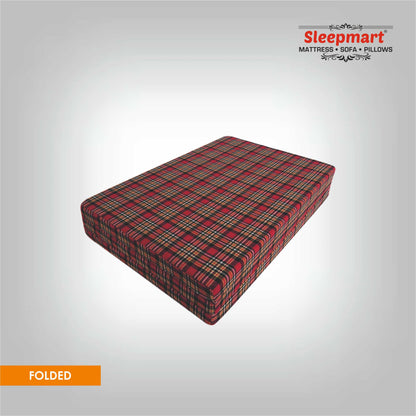 SLEEPMART THREE FOLD MATTRESS, THICKNESS 2"  ONLY FOAM  FOLDING MATTRESS