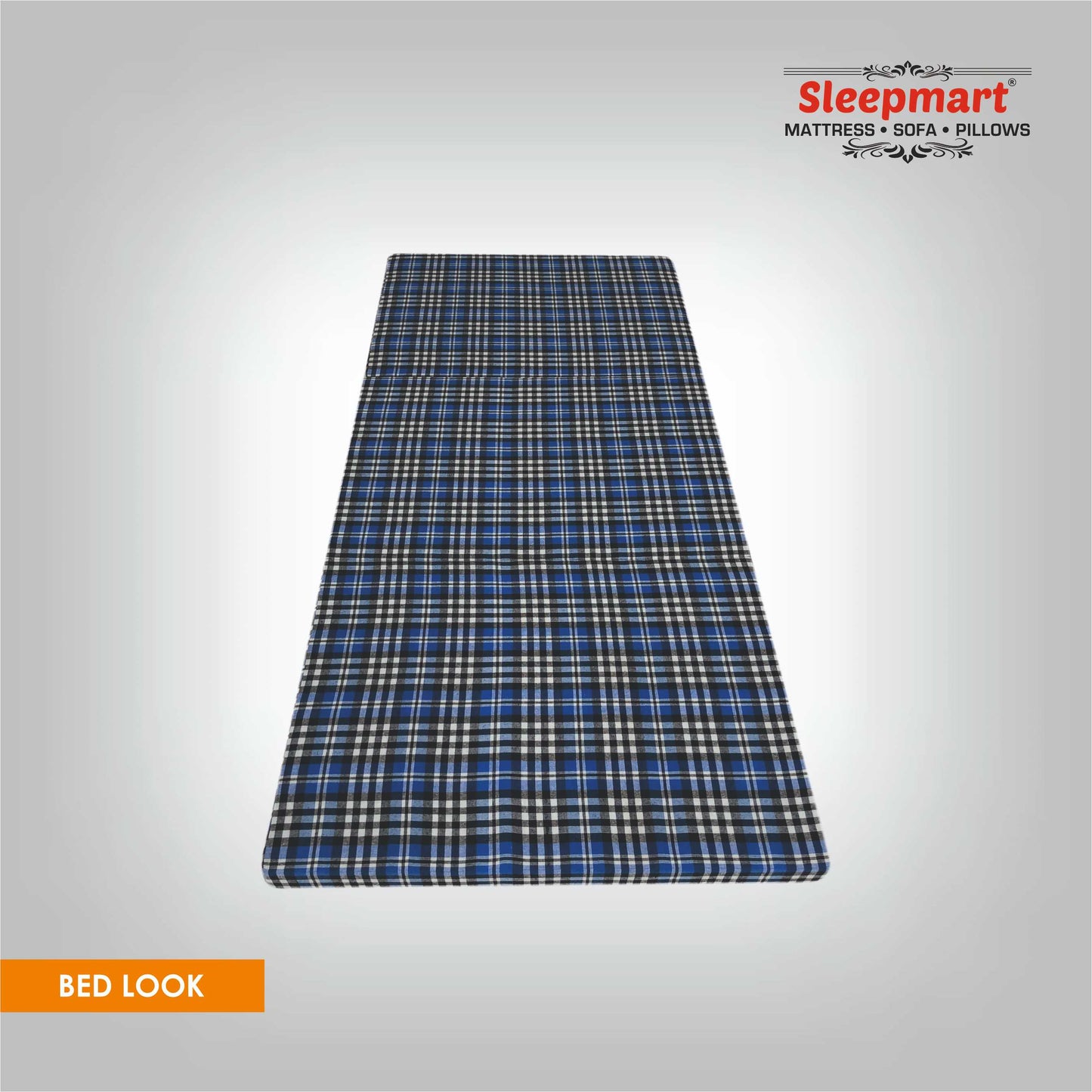 SLEEPMART THREE FOLD MATTRESS, THICKNESS 3"  ONLY  FOAM  FOLDING MATTRESS