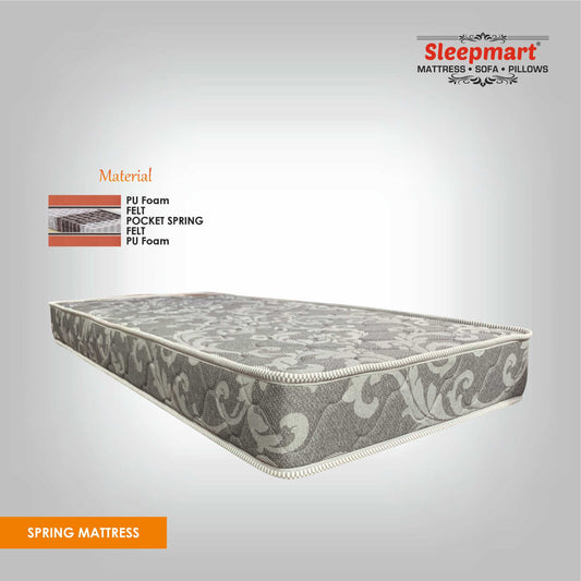 SLEEPMART SPRING  MATTRESS, THICKNESS 10" (SPM 727201 )