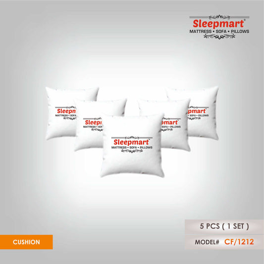 SLEEPMART  FIBRE PILLOW CUSHION SCFC1616 SET OF 5 PIECES